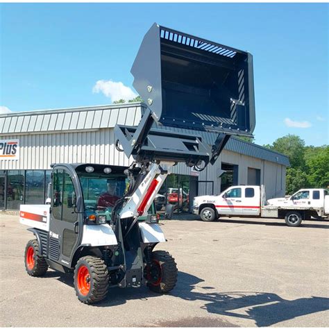 size of skid steer bucket|high dump bucket skid steer.